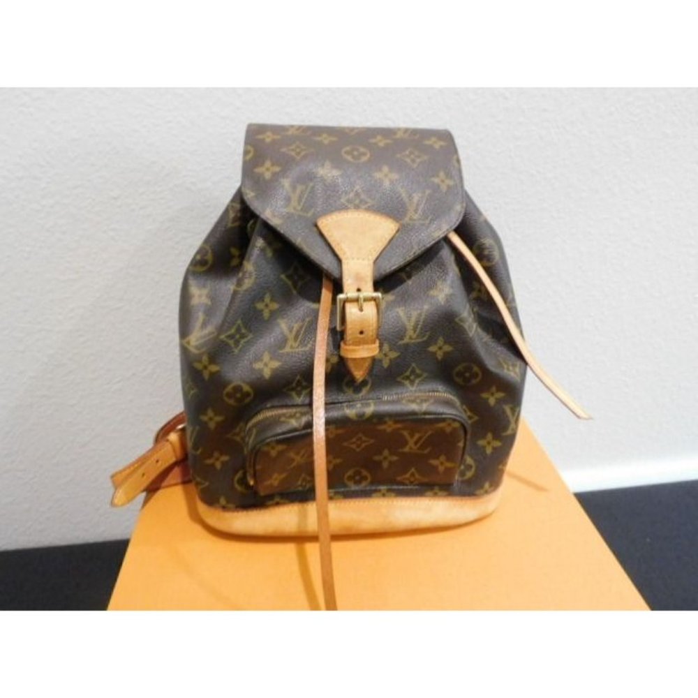 Louis Vuitton Backpack Montsouris Bag Monogram France MM Vintage - Picture 4 of 16